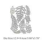 9pcs set Leaf Metal Die Cuts various Leaves Plant Flower Cutting Dies Cut Ste   