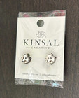 Guinea Pig Kinsal Creative Wood Stud Pierced Earrings Four Colors Carved Stained