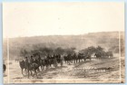 Wwi Era Anhalt Texas Tx 12th Field Artillery Battery Army Horses Photograph