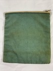 Vtg Canvas Coca-cola Money Coin Bank Deposit Bag Zipper Columbus Oh  green 