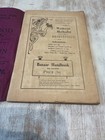 C1910 Wesleyan Methodist Briestfield Dewsbury Bazaar Handbook With Recipes 66 Pg