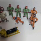 Vintage Barclay Manoil Painted Lead Ice Skater Skating Figures Winter Lot  12 