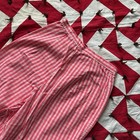 Vintage 1950s 60s Striped Side Zip Shirts Women   s Cute As Is