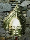 Steel Medieval Knight Reenactment Roman Helmet Celtic Cavalry Helmet