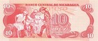 Nicaragua  10  Cordobas  16 8 1979  P 134  Series E  Uncirculated Banknote Q11