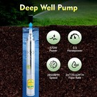 1 Inch Solar Water Pump Deep Well Solar Submersible Pump 1 8 M   h 370w Dc-24v
