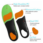 Orthotic Shoe Insoles Inserts Flat Feet High Arch Support For Plantar Fasciitis