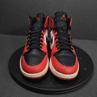 Jordan Air Jordan 1 Shoes Youth Size 6y Red Black Basketball Sneakers 705300-800