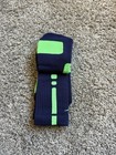 Nike Elite Basketball 1 0 Navy Green Crew Socks 2012 Size Large Men s 8-12