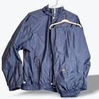 Vintage Nike Tracksuit Windbreaker Jacket   Pants Set Mens Lg Blue Gold Swoosh