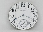 Antique 21j Open Face Waltham Gr 645 Railroad 16s Pocket Watch Mov t  Running 