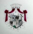 A b Daniell And Son Porcelain Armorial Plate Likely By Mintons 10   