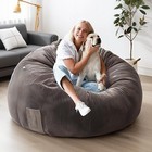 81 x61 giant Bean Bag Chair For Adults  Large Convertible Sofa Bed non-slip
