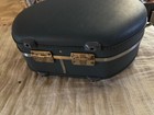 Vintage American Tourister Tri Taper Blue Hard Side 16 Round Train Luggage Case