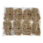 8 Packs Universal Size 117 Rubber Bands 7  X 1 8  Beige 1 4lb Bags