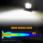 Pair 3  4   5  Side Shooter Led Work Lights Cube Pods Drl Fog Driving Lamp Utv