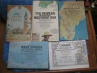 Lot Of 35 National Geographic Maps 1970-1979 No Duplicates