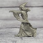 Vintage 1988 Pewter Wizard Red Rhinestone Gem 2 5  Tall