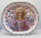Barbie For Girls Zak Designs Melamine Plate   Cup Set Pink Butterfly Mattel 1994