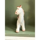 Vintage Porcelain Horse Figurine - Brown   White