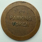 Vintage Ucla Parking Token Waffle Design Brass 1960s Or Earlier