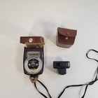 Vintage Gossen Lunasix 3 Light Meter Tele Accessory Case Lanyard Made In Germany