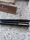 Vintage Sheaffer White Dot Targa Fountain Pen   Pencil Set  14k Gold Nib Usa