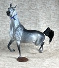 Breyer Painted Artist Resin Ar Akhal-teke Stallion  azhur   By Linda R  Elkjer