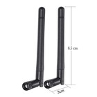 Dual Band Wifi Rp Sma Male Mimo 3dbi Antenna 2 4ghz 5ghz 5 8ghz 2-pack Black