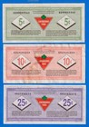 2008 Canadian Tire Money  ctc  Combo -   5  10   25 Cents   3 Bills In Total  