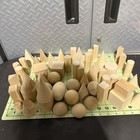 Geometric Wooden Blocks Huge Lot 50  Pieces