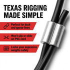 Duck Decoy Crimps  Texas Rig Decoy Line Crimps  Pvc Decoy Cord Crimps  Duck