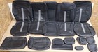 2015 - 2020 Ford F-150 Xlt Supercrew Leather Seat Covers Black Gray Sema Edition