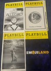 Playbills  Off-broadway Plays   Musicals - Excellent Condition  New Titles Added