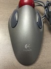 Logitech Trackman Red Marble Trackball Usb Mouse T-bc21 Tested