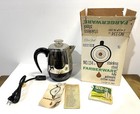 Faberware Vintage 2-4 Cup Stainless Steel Superfast Coffee Maker Never Used Nib