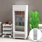Mini Dollhouse Miniature Refrigerator Model 1 12 Scale Wooden Fridge Usa  al