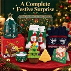 Bafeil Christmas Gift For Women  Holiday Baskets Mom One Size  Green