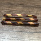 3 Goody Stay Tight Vtg Clasp Clip Hair Barrettes 3    Usa Mock Tortoise Shell