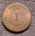Arizona State Tax Commission To Make Change For 1 Correct Sales Tax Token