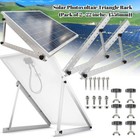 Solar Panel Adjustable Angle Mounting Frame Brackets Mount For Shed Boat Ground