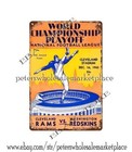 1945 Football Championship Playoff  Tin Sign