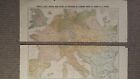 Large Colored French Map Of French-persian War Operations - Scarce  1870 