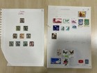 China Stamp Collection Large Lot On Leaves Inc  Junk Ships   Many More   sf30