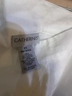 Catherines Women s Plus Size 2x Off White Long Linen Blend Lined Skirt 37    Long