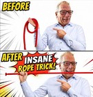 Magic Trick Straight Rop - Easy To Learn - Close Up Magic - Magicians Prop