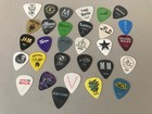 30 Assorted Stage Used Guitar Picks All Mixed Please See Photos As To Whats Here