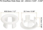 Uxcell Sink Trim Overflow Cover  4pcs Rings Bathroom Kitchen    