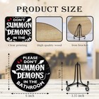 Halloween Bathroom Decor  Vintage Please Don apos t Summon Demons 