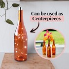 Orange Decorative Glass Bottles  2 Pack  For Bottle Trees And Crafts